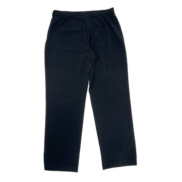 Coldwater Creek black Pants work straight leg trousers women's size 14 - Picture 3 of 9
